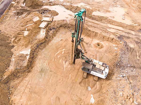 Natural Gas Extraction | image of industrial quarry drill Natural Gas Extraction | image of industrial quarry drill