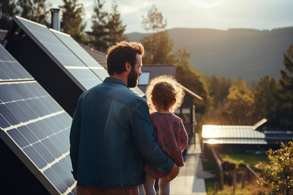 Off-Grid or Hybrid Solar Systems Father Carries Daughter Off-Grid or Hybrid Solar Systems Father Carries Daughter